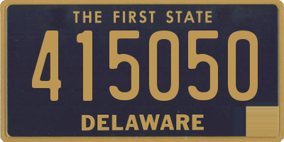 DE license plate 415050
