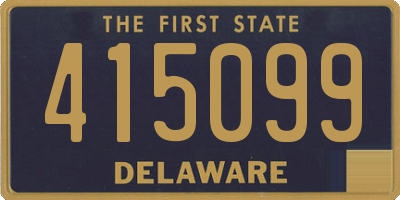 DE license plate 415099