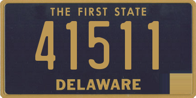 DE license plate 41511