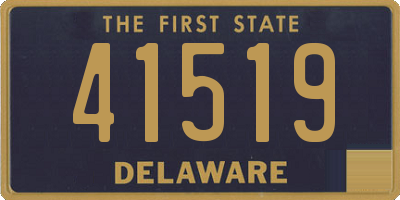 DE license plate 41519