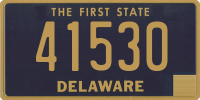 DE license plate 41530