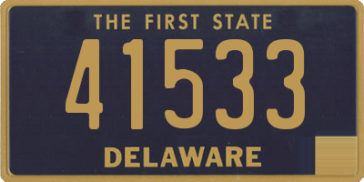 DE license plate 41533