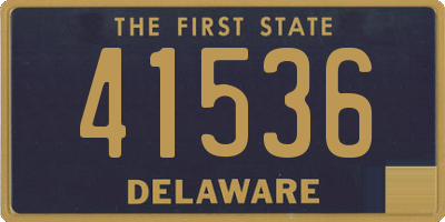 DE license plate 41536