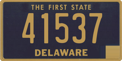 DE license plate 41537