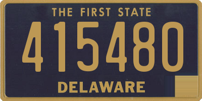 DE license plate 415480