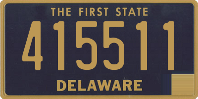 DE license plate 415511