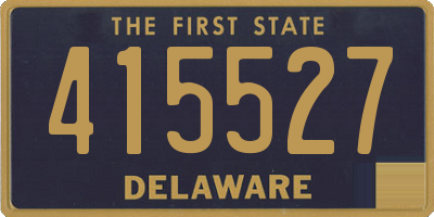 DE license plate 415527