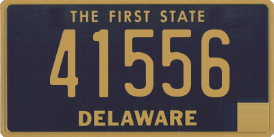 DE license plate 41556