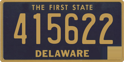 DE license plate 415622