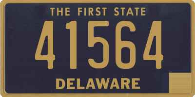 DE license plate 41564