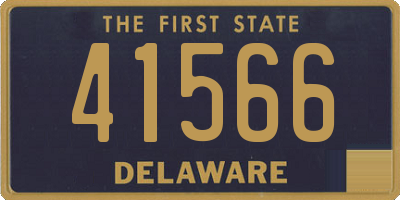 DE license plate 41566