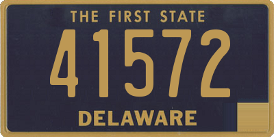 DE license plate 41572