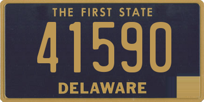 DE license plate 41590