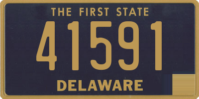 DE license plate 41591