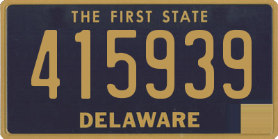 DE license plate 415939