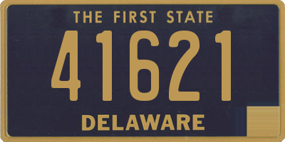 DE license plate 41621