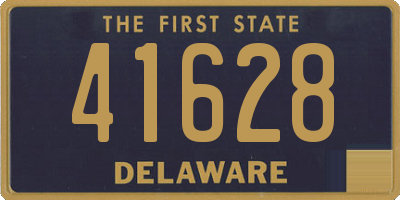 DE license plate 41628