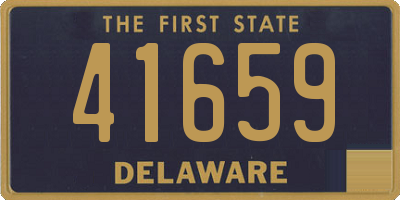 DE license plate 41659