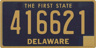 DE license plate 416621