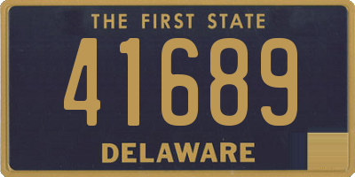 DE license plate 41689