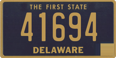 DE license plate 41694