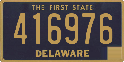 DE license plate 416976