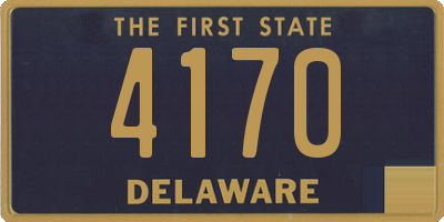 DE license plate 4170