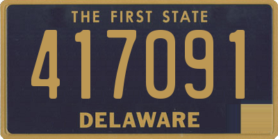 DE license plate 417091