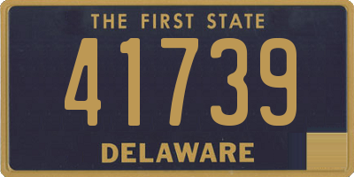 DE license plate 41739