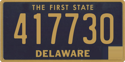 DE license plate 417730