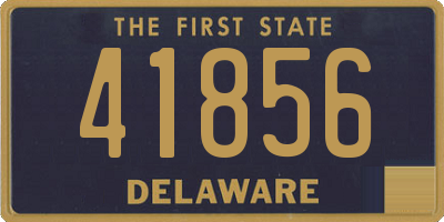 DE license plate 41856