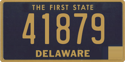 DE license plate 41879