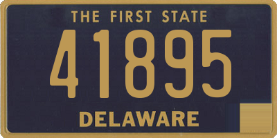 DE license plate 41895