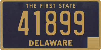 DE license plate 41899