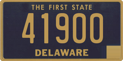DE license plate 41900