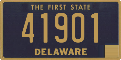 DE license plate 41901