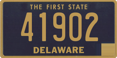 DE license plate 41902
