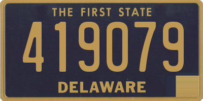 DE license plate 419079