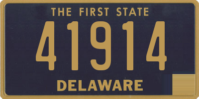 DE license plate 41914