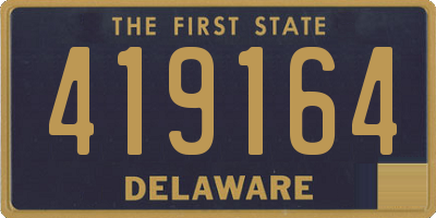 DE license plate 419164