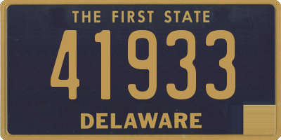 DE license plate 41933