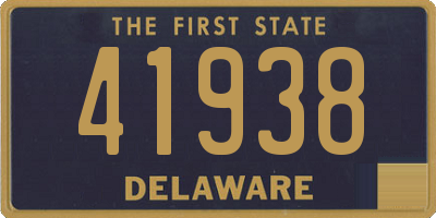 DE license plate 41938