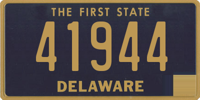 DE license plate 41944