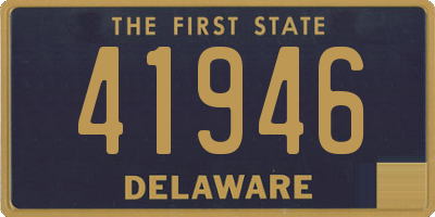 DE license plate 41946