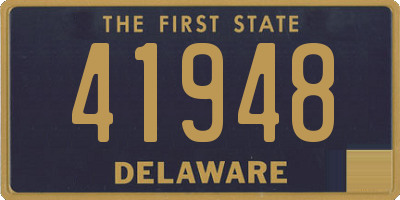 DE license plate 41948