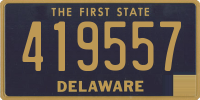 DE license plate 419557