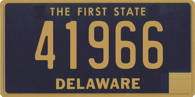 DE license plate 41966