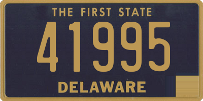 DE license plate 41995