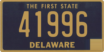 DE license plate 41996