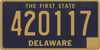 DE license plate 420117